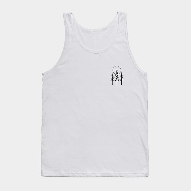 Trees Tank Top by SommersethArt